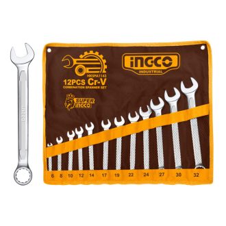 INGCO Ring-Maulschlüssel-Set 12-teilig 6-32 mm CrV
