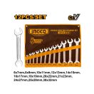 INGCO Maulschlüsselsatz 12-teilig 6-32 mm CrV