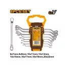 INGCO Schlüsselsatz 8-teilig 6-22 mm CrV