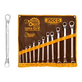 INGCO Ringschlüsselsatz 12-teilig 6-32 mm CrV