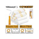 INGCO Farbroller-Set 11-teilig 100 x 6 mm