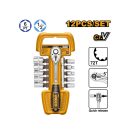 INGCO Steckschlüsselsatz 12-teilig 1/2" 10-24 mm CrV