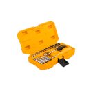 INGCO Steckschlüssel-Set 20-teilig 1/4" 4-14 mm CrV