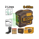 INGCO Kreuzlinienlaser 3 x AA grün