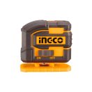 INGCO Akku-Kreuzlinienlaser 0-35 m mit 5,2 Ah, grünem Laser und Fernbedienung
