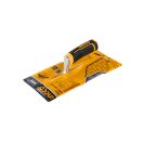 INGCO Glättkelle 130 x 280 mm inox mit weichem Griff