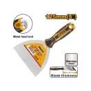 INGCO Spachtel 125 mm Edelstahl mit weichem Griff