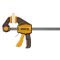 INGCO Einhand-Schnellspanner 150 x 63 mm