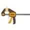 INGCO Einhand-Schnellspanner 450 x 63 mm