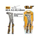 INGCO Handnietzange 2,4-4,8 mm 260 mm