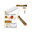 INGCO Acryl-Malerrolle mit Griff 230 x 7 x 6 mm, weicher Griff