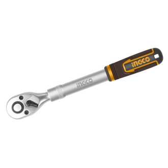   INGCO Ratschenantriebswelle 1/2" 340-450 mm 72T teleskopisch CrV