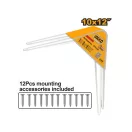 INGCO Regalträger 250 x 300 mm (2 Stück)