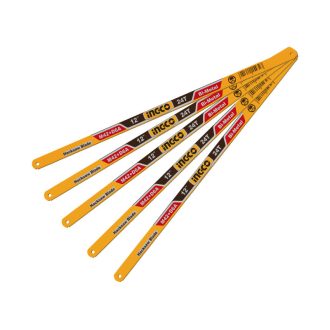   INGCO Handsägeblatt für Metall 300 / 12 mm 24 TPI Bi-Metall (5 Stück)