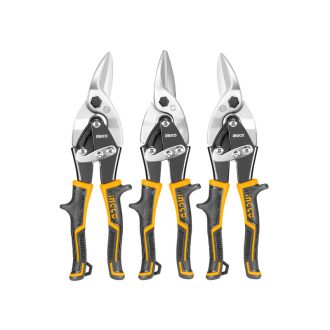 INGCO Blechschere Set 3-teilig 250 mm