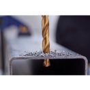 IRWIN Spiralbohrer-Set 15-teilig TiN zylindrisch (1,5-10 mm)