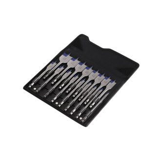 IRWIN Flachholzbohrer-Set 17-teilig Bit Blue Groove 4x