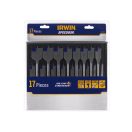 IRWIN Flachholzbohrer-Set 17-teilig Bit Blue Groove 4x