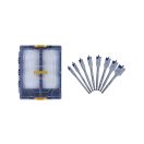 IRWIN Flachholzbohrer-Set 8-teilig, Blue Groove 4x (12 - 32 mm)