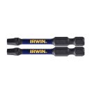 IRWIN Impact Pro Bitspitze SQ3 x 57 mm (2 Stück)