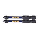 IRWIN Impact Pro Bitspitze PH1 x 57 mm (2 Stück)