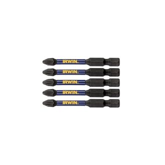 IRWIN Impact Pro Bitspitze PZ2 x 57 mm (5 Stück)