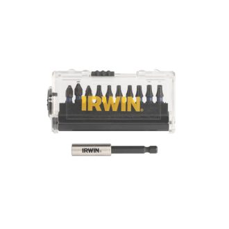   IRWIN Impact Pro Bit-Set 10-teilig 25 mm (3 x PZ2, 4 x TX20, 3 x TX25) + Bithalter