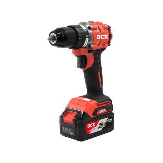   DCK Akku-Schlagbohrschrauber 60 Nm bürstenlos 20 V (2 x 4,0 Ah Akku + Ladegerät)