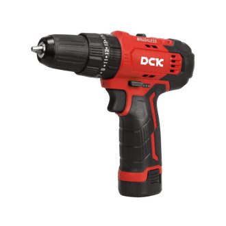   DCK Akku-Schlagbohrschrauber 35 Nm bürstenlos 12 V (2 x 2,0 Ah Akku + Ladegerät)