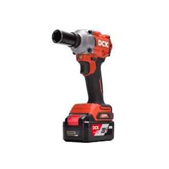   DCK Akku-Schlagschrauber 1/2" 358 Nm bürstenlos 20 V (2 x 5,0 Ah Akku + Ladegerät)