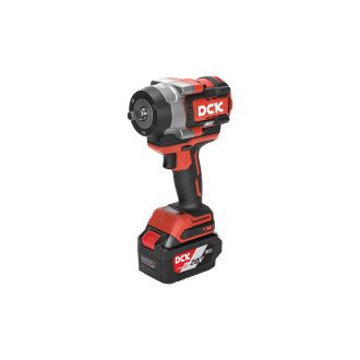   DCK Akku-Schlagschrauber 1/2" 968 Nm, bürstenlos, 20 V (2 x 5,0 Ah Akku + Ladegerät)