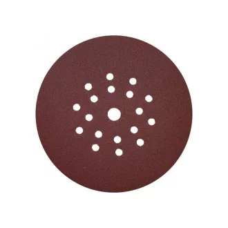   GERMAFLEX Klettbefestigte Faserschleifscheibe 225 mm / P100 18+1 gelocht (5 Stück)