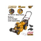 INGCO Akku-Rasenmäher 460 mm 2 x 20 V bürstenlos (ohne Akku und Ladegerät)