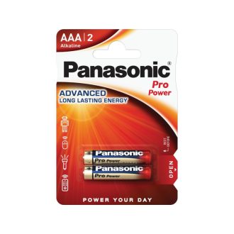   PANASONIC AAA/Micro super langlebige Alkalibatterie 1,5 V (2 Stück)