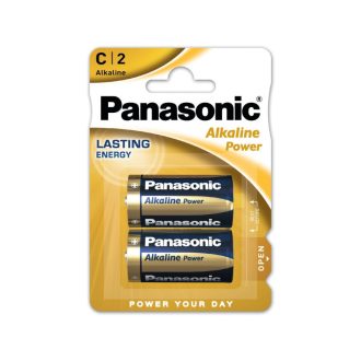 PANASONIC C/baby langlebige Alkalibatterie 1,5 V (2 Stück)