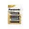 PANASONIC D/Goliath langlebige Alkalibatterie 1,5 V (2 Stück)