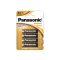 PANASONIC AA/Bleistift langlebige Alkalibatterie 1,5 V (4 Stück)