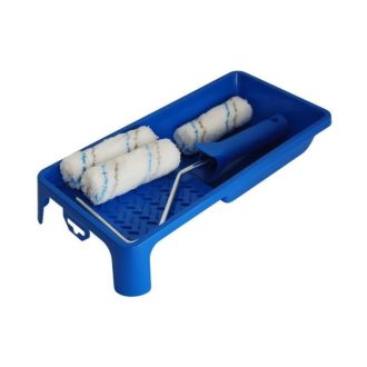 BLUE DOLPHIN Mikrofaser Malerrollenset 100 mm