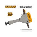 INGCO Abbruchhammer 75 J 2200 W Hex