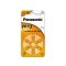 PANASONIC PR13 Zink-Luft-Hörgerätebatterie 1,4 V (6 Stück)