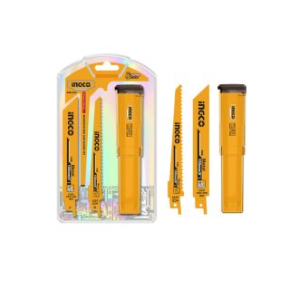 INGCO Säbelsägeblatt-Set im Röhrchenhalter (10 Stück)