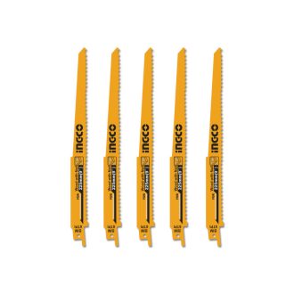   INGCO Säbelsägeblatt 225 mm 6 TPI für spitze Hölzer BIM (5 Stück)