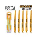 INGCO Säbelsägeblatt 225 mm 6 TPI für spitze Hölzer BIM (5 Stück)