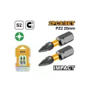 INGCO Impact Bit Spitze PZ2 x 25 mm (2 Stück)