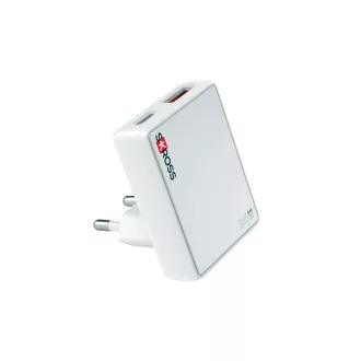 Ultradünnes Netzladegerät EU (USB-A, USB-C)