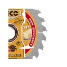 INGCO Sägeblatt für Holz 140 x 20 x 1,0 mm / 24 Zähne (2 Stück)