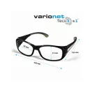 VARIONET Schutzbrille Dioptrien +1,5 wasserklar TECH3