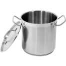 YATO GASTRO Topf mit Deckel 6,3 Liter 200 x 200 mm Edelstahl