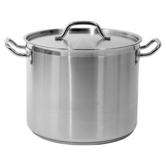   YATO GASTRO Topf mit Deckel 20,9 Liter 320 x 260 mm Edelstahl