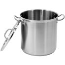 YATO GASTRO Topf mit Deckel 25,7 Liter 320 x 320 mm Edelstahl